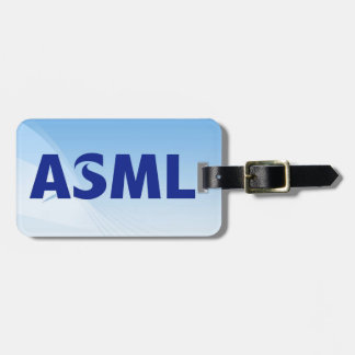 Etiqueta del equipaje de ASML