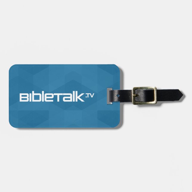 Etiqueta del equipaje de BibleTalk.tv (Frente Horizontal)