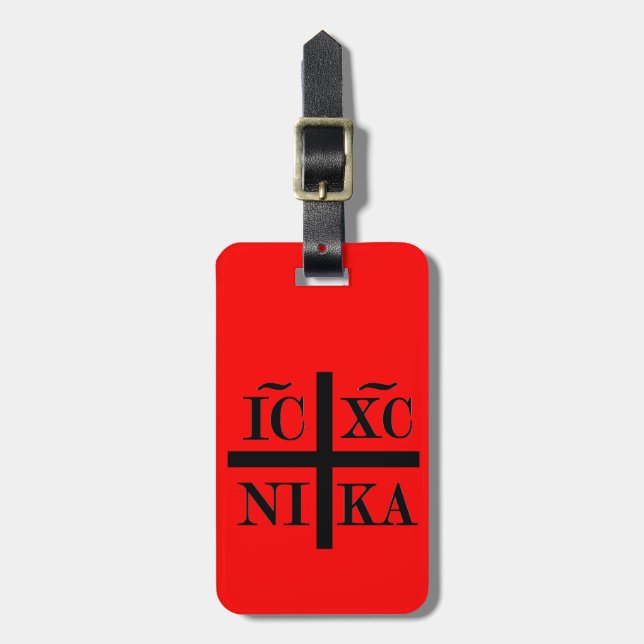 Etiqueta del equipaje de IC XC NIKA (Frente Vertical)