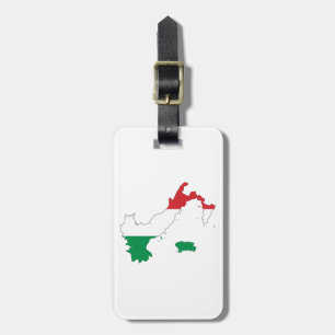 Etiqueta del equipaje de Italia