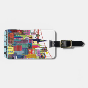 Etiqueta del equipaje de Jennifer Maravillas