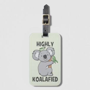 Etiqueta del equipaje de Koala, muy Koalafied