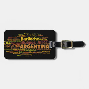 Etiqueta del equipaje de la ARGENTINA