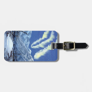 Etiqueta del equipaje de la aurora