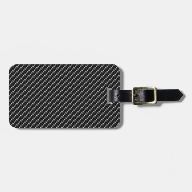 Etiqueta del equipaje de la fibra de carbono (Frente Horizontal)
