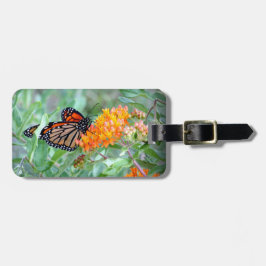 Etiqueta del equipaje de la mariposa
