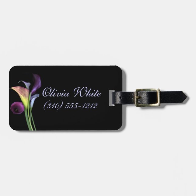 Etiqueta del equipaje de las calas (Frente Horizontal)