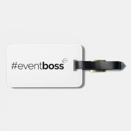 etiqueta del equipaje de los #eventboss