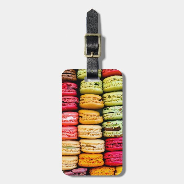 Etiqueta del equipaje de Macaron (Frente Vertical)