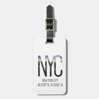 Etiqueta del equipaje de NYC Nueva York