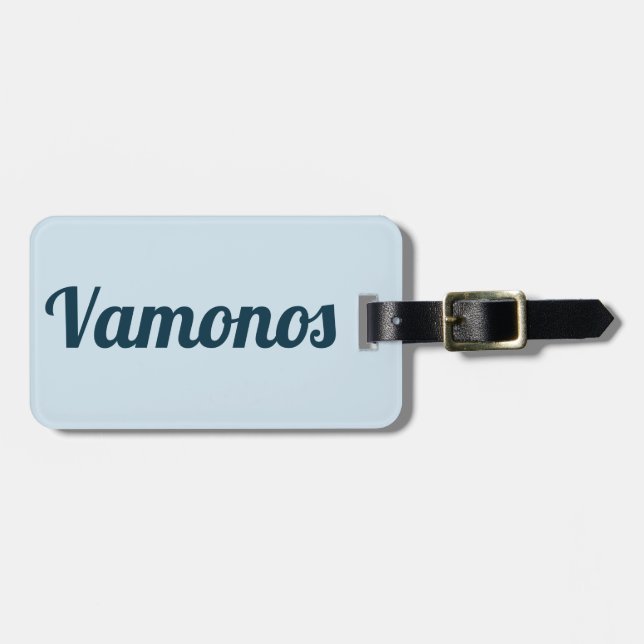 Etiqueta del equipaje de Vamonos (Frente Horizontal)