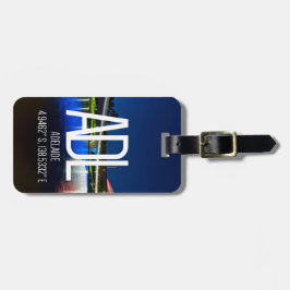 Etiqueta del equipaje del ADL Adelaide