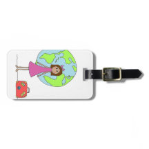 Etiqueta del equipaje del año de Gap que viaja