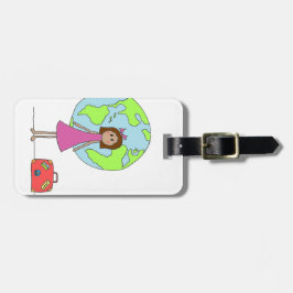 Etiqueta del equipaje del año de Gap que viaja