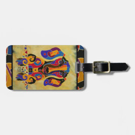 Etiqueta del equipaje del Dachshund