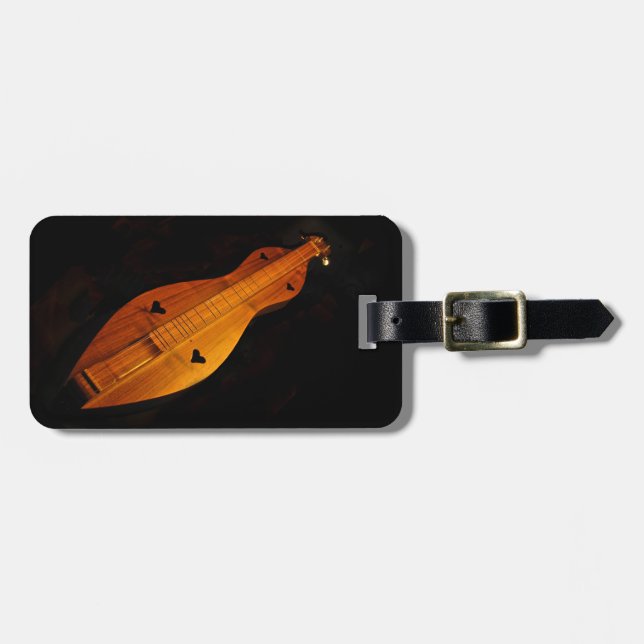 Etiqueta del equipaje del Dulcimer (Frente Horizontal)