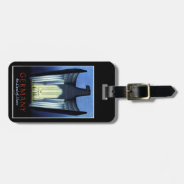 Etiqueta del equipaje del turismo de Alemania