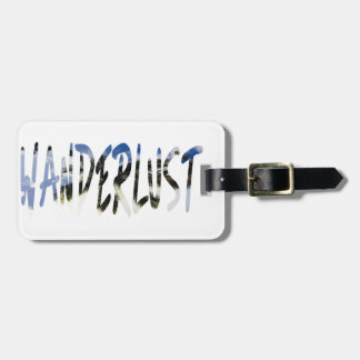 Etiqueta del equipaje del Wanderlust