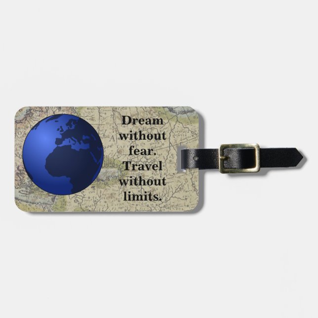 Etiqueta del equipaje - Viaje (Frente Horizontal)