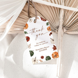 Etiqueta del favorito de la ducha de calabaza, Bab