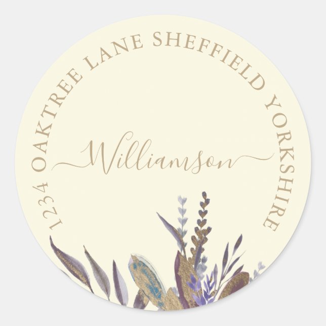 Etiqueta del follaje nocturno (Anverso)