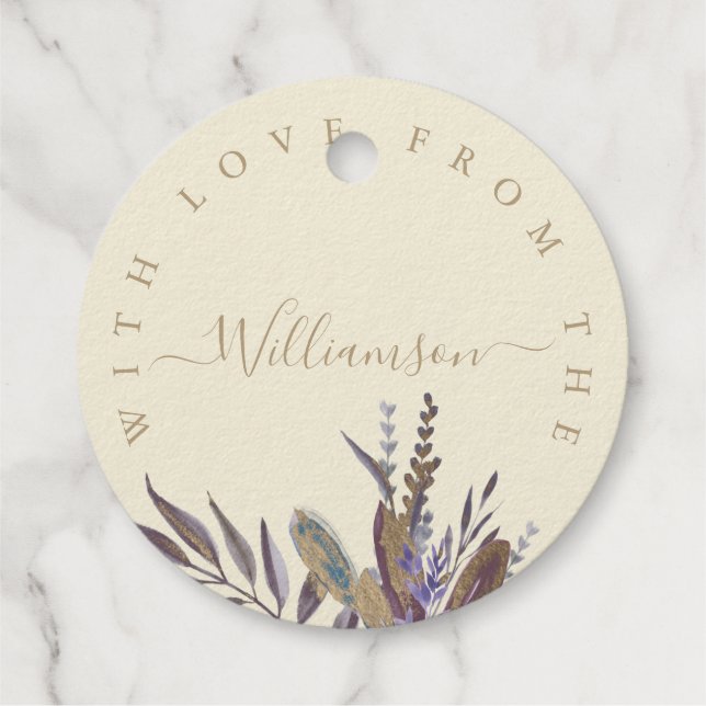 Etiqueta del follaje nocturno (Reverso)