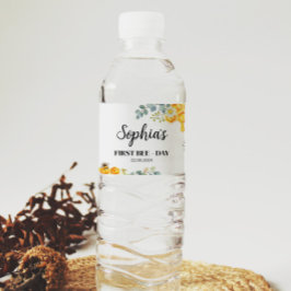 Etiqueta del frasco de agua de abeja Baby Shower c