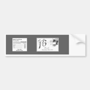 Etiqueta del frasco de agua dulce 16 Fiesta blanco