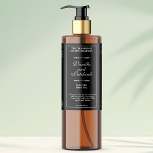 Etiqueta del frasco de cosmética impermeable de co