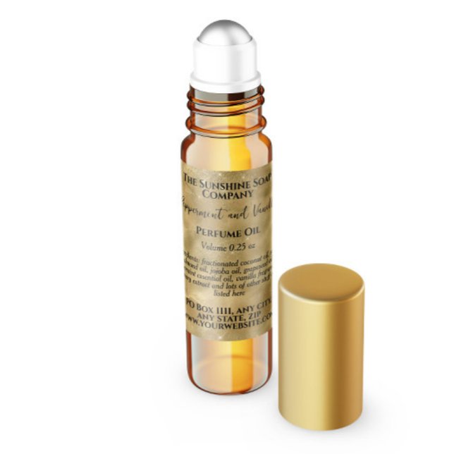 Etiqueta del frasco de rollo perfume de esparkles  (Subido por el creador)