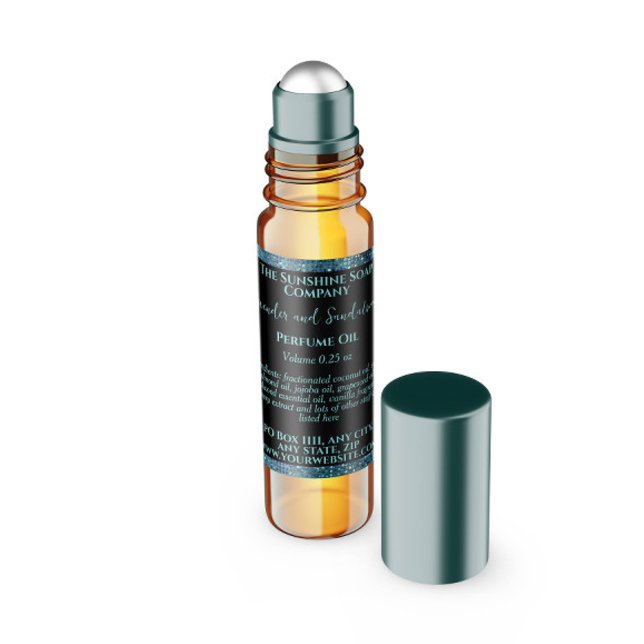 Etiqueta del frasco de rollo perfume del Purpurina (Subido por el creador)