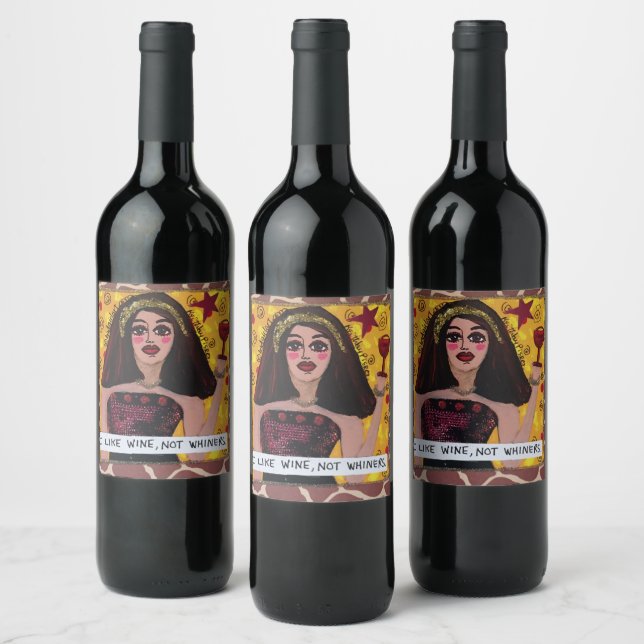Etiqueta del frasco de vino (Botellas)