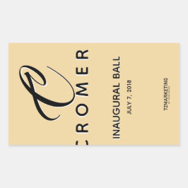 ETIQUETA DEL FRASCO DE VINO CHAMPAGNE PEGATINA DE