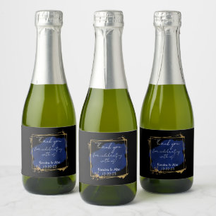 Etiqueta del frasco de vino para boda Mini Sparkli
