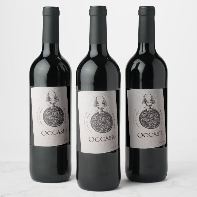 Etiqueta del frasco de vino personalizado (Botellas)