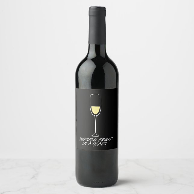 Etiqueta del frasco de vino personalizado (Anverso)