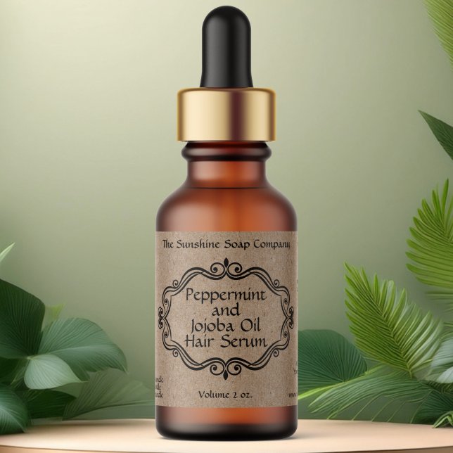 Etiqueta del frasco del cargador de papel kraft pa (Subido por el creador)