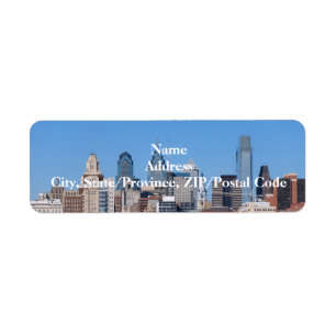 Etiqueta del horizonte de Phildadelphia