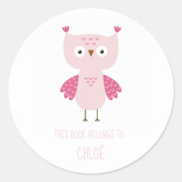 ETIQUETA DEL LIBRO: BEBÉ CUTE DE ROSA