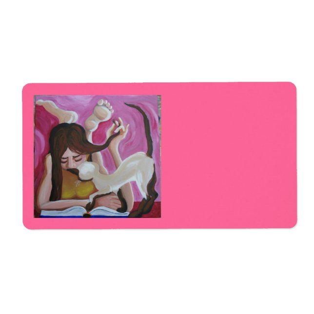 Etiqueta del libro de amante (Frente)