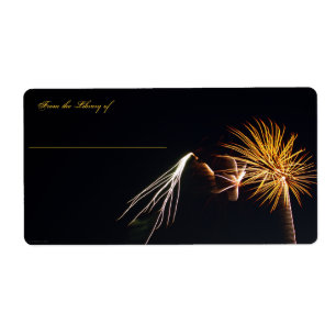 Etiqueta del libro de Fireworks P0538