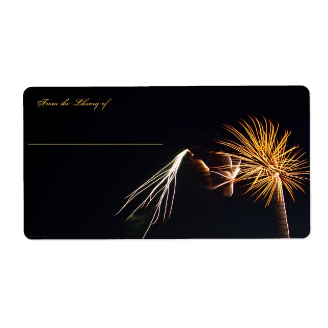 Etiqueta del libro de Fireworks P0538 (Frente)