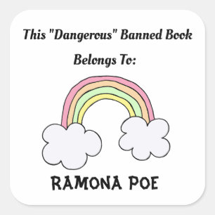 Etiqueta del libro prohibido Rainbow Book