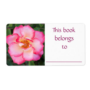 Etiqueta del libro Rosa rosa