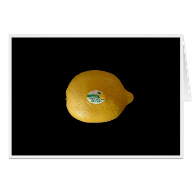 Etiqueta del limón (Anverso (Horizontal))