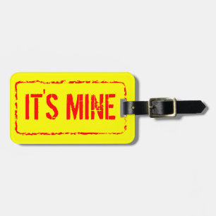 Etiqueta del lugage del viaje con la muestra del