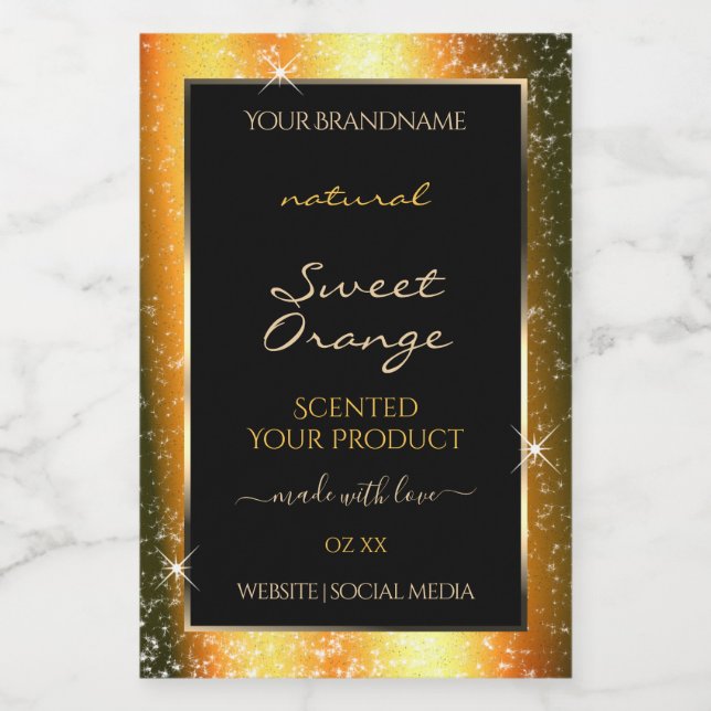 Etiqueta del marco del Purpurina de la aguja del N (Etiqueta única)