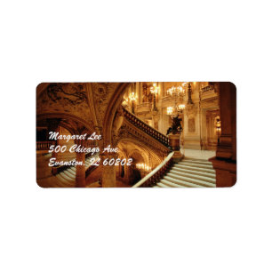 Etiqueta del museo de París