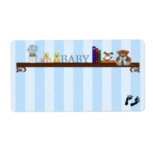 Etiqueta del nombre de la huésped de Baby Shower