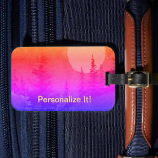 Etiqueta del paisaje rural rural